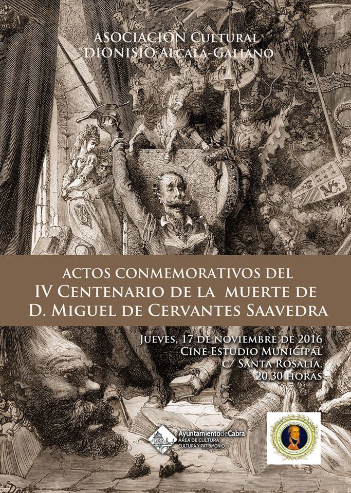 programa de actos 400 aniversario de Cervantes